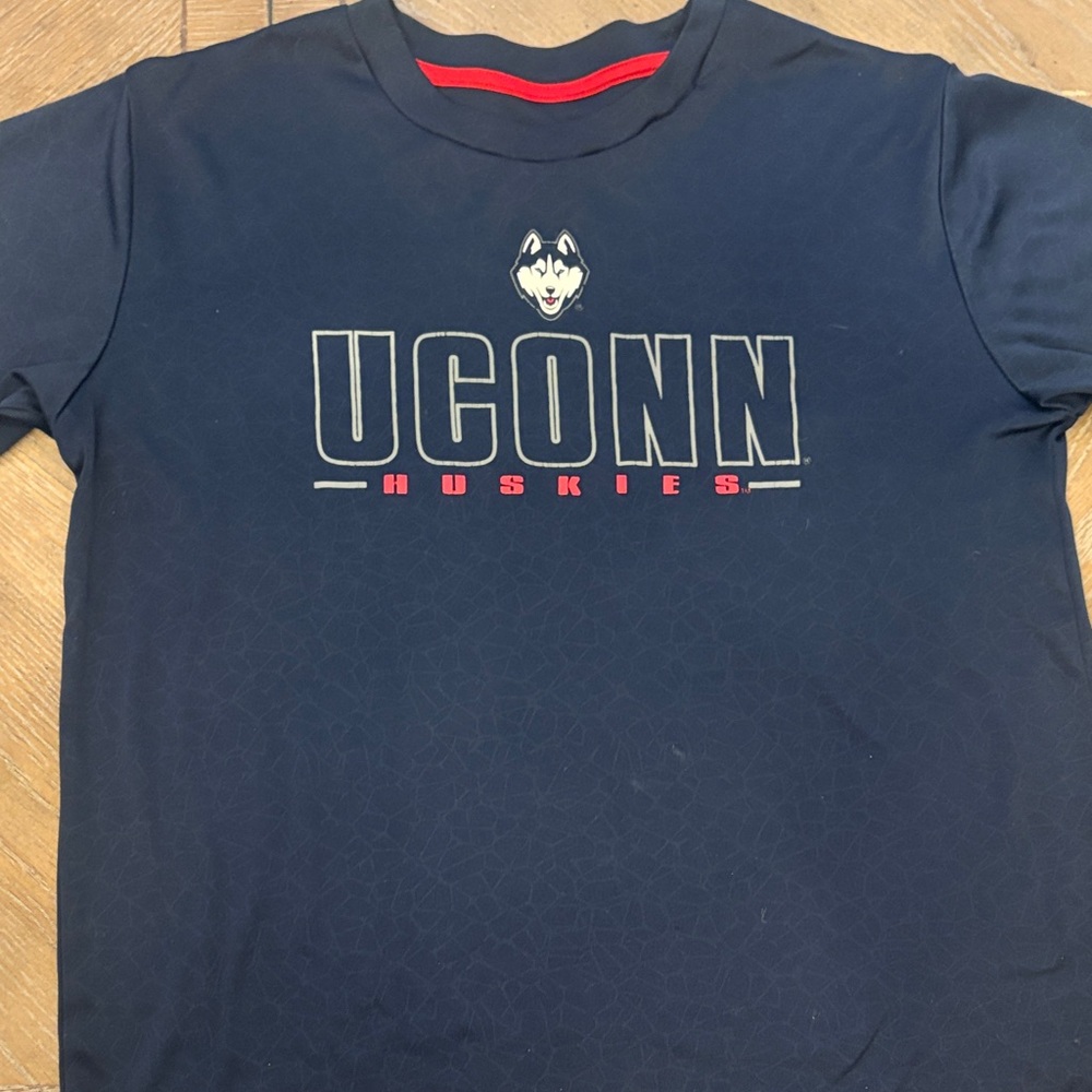 UConn Huskies Navy Blue Women's Short Sleeve Tee